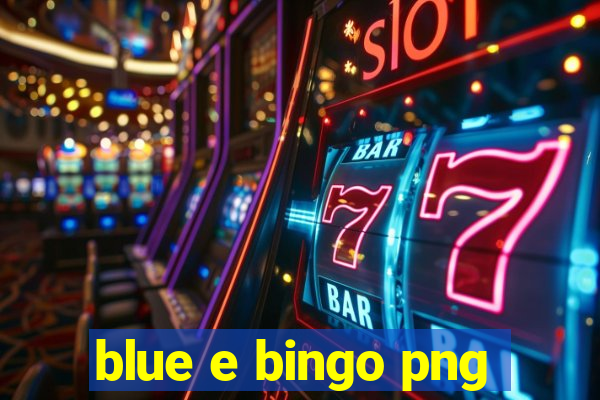 blue e bingo png